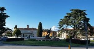 Stra&szlig;en im Stadtteil Sant'Anna in Lucca.