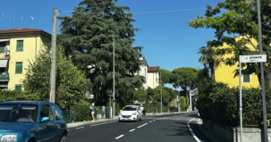 Stra&szlig;en im Stadtteil Sant'Anna in Lucca.