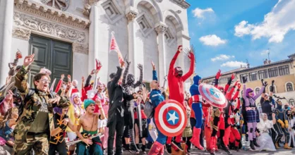 Image of people at Lucca Comics & Games